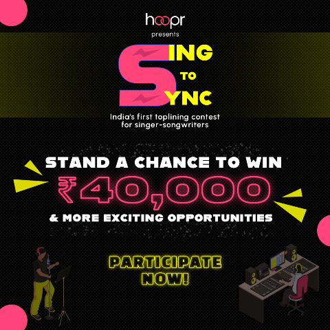 Ash King, Gaurav Dagaonkar, and Aditya Pushkarna to judge India's First ever Toplining Contest by Hoopr - “SingToSync”