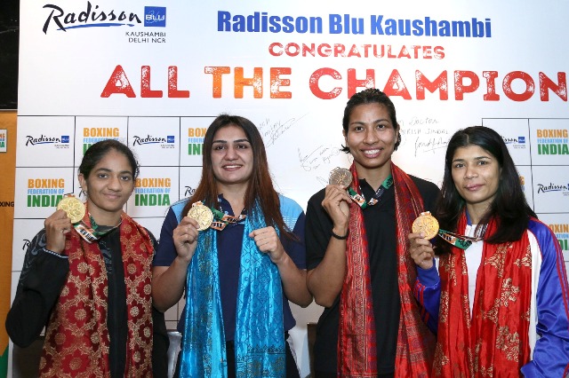 Radisson Blu Kaushambi Honors Women’s World Boxing Champions with Felicitation Ceremony