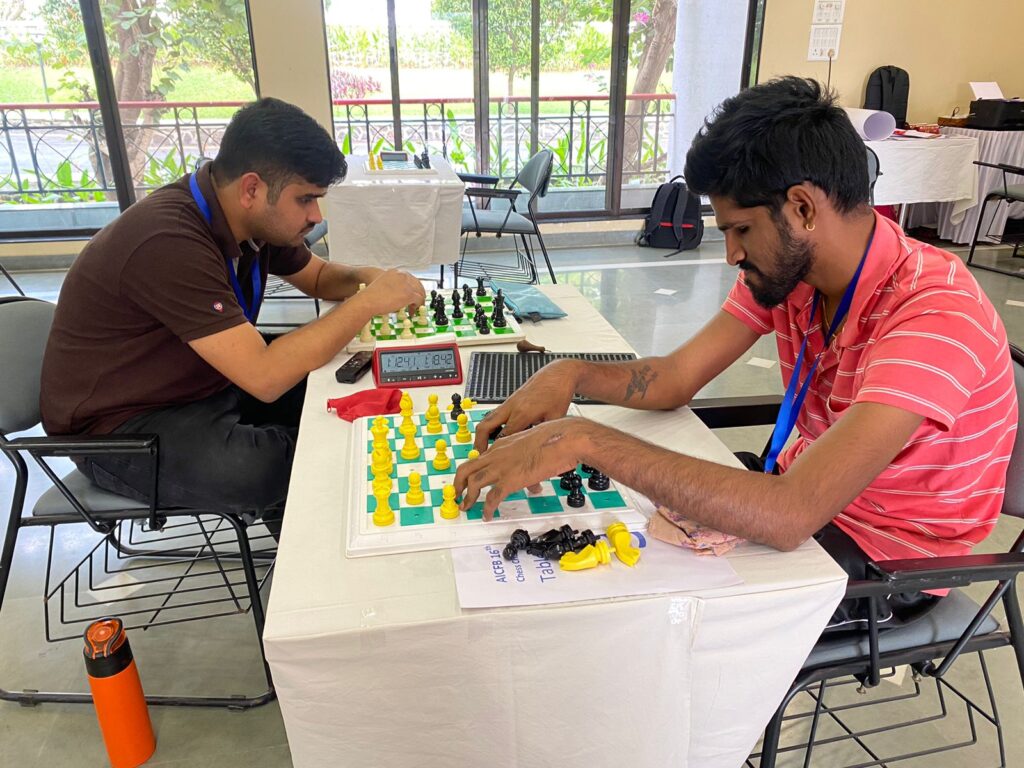 Soundarya Kumar Pradhan & Hariharan Gandhi_AICFB National Chess Championship