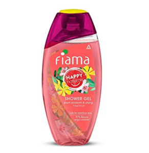 Fiama Happy Naturals Shower Gel- Plum Blossom and Ylang