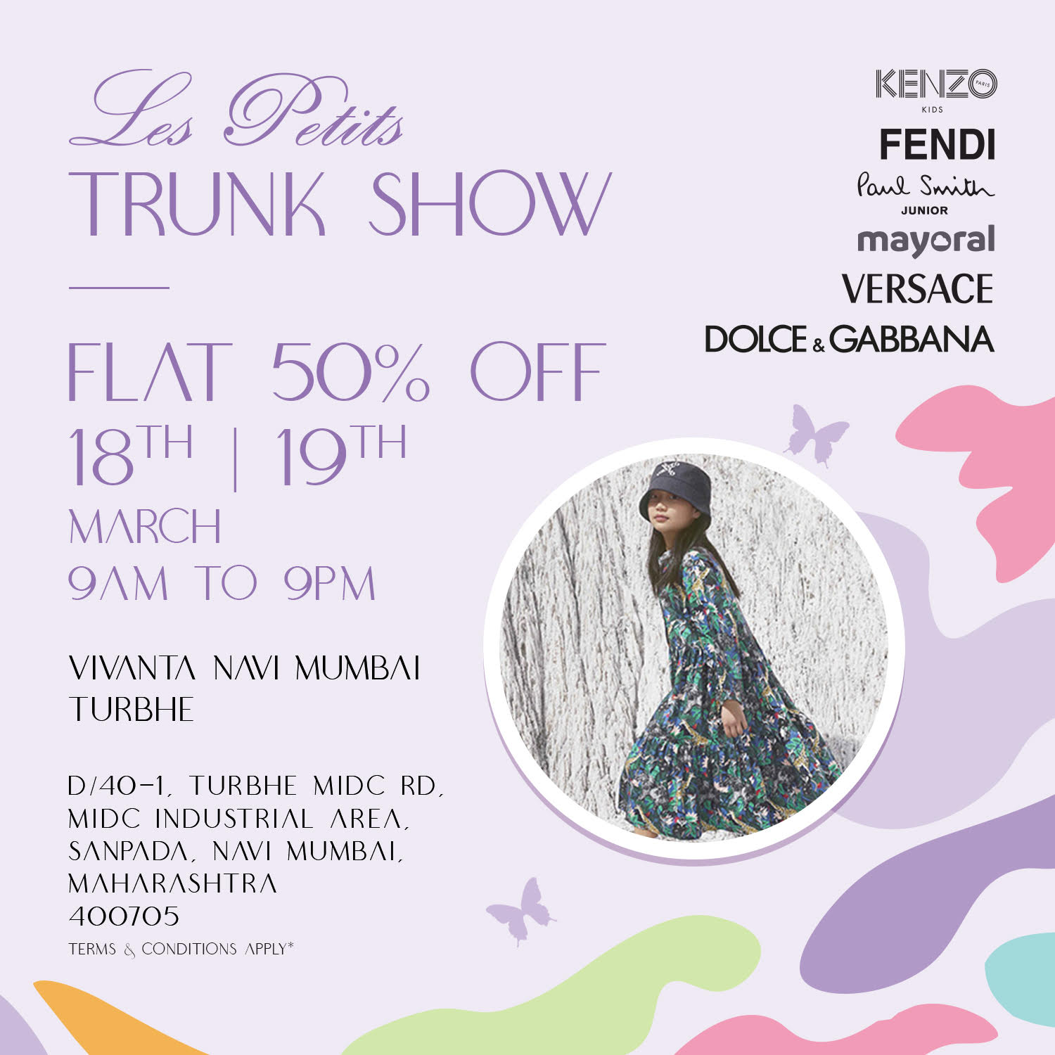 Les Petits to host Trunk Show Exhibition at Vivanta, Navi Mumbai., 18th & 19th March