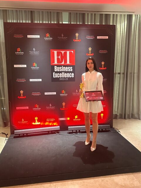 Amanda Joy Puravankara recognised as ‘Woman Achiever of the Year in Real Estate’ at the ET Business Excellence Awards 2023