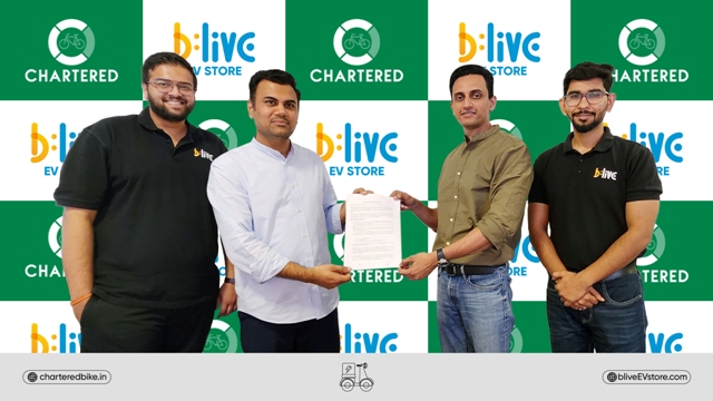 BLive partners with Chartered Bike Pvt Ltd (CBPL) in a multi-hundred crore deal