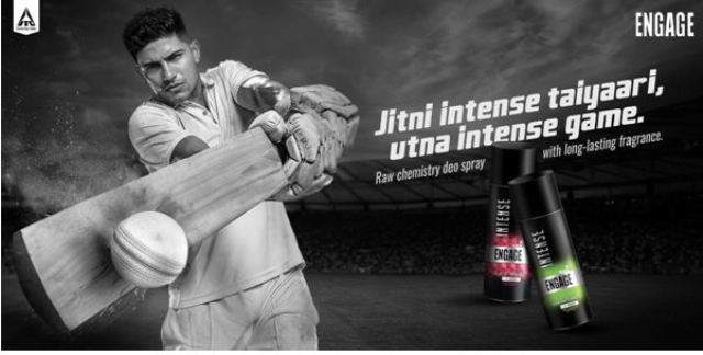 ITC Engage Celebrates Intense Passion for Performance Launches Engage Intense with Brand Ambassador, Shubman Gill