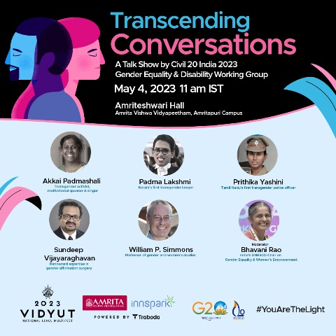 Amrita Vishwa Vidyapeetham to Host TRANSCENDING CONVERSATIONS to Highlight Gender Equality