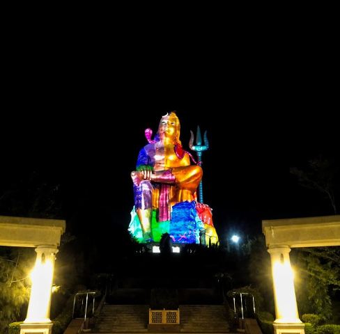 Axis Three Dee Studios display’s sound & light show at Statue of Belief in Rajasthan