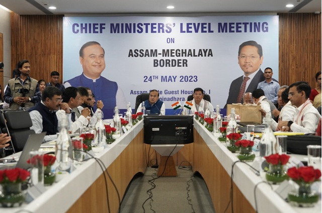 Assam-Meghalaya begin 2nd phase of border talks, both Chief Ministers to jointly visit West Jaintia Hills and Karbi Anglong in June