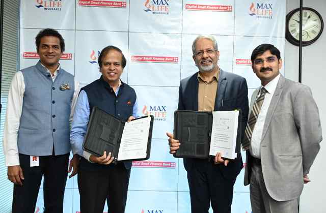 Max Life partners with Capital Small Finance Bank to offer life insurance solutions