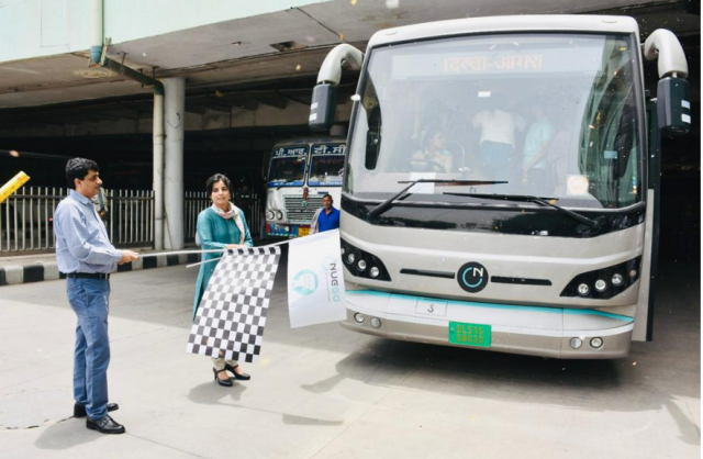NueGo flags off World’s first all- women intercity bus