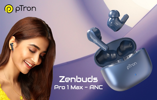 Introducing pTron Zenbuds Pro 1 Max: The Game-Changing Earbuds with Hybrid ANC, Quad Mic, and 80 Hours of Uninterrupted Playtime