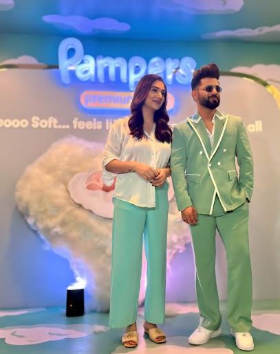 Disha Parmar & Rahul Vaidya Use India’s Softest Diaper For Their Baby – Pampers Premium Care