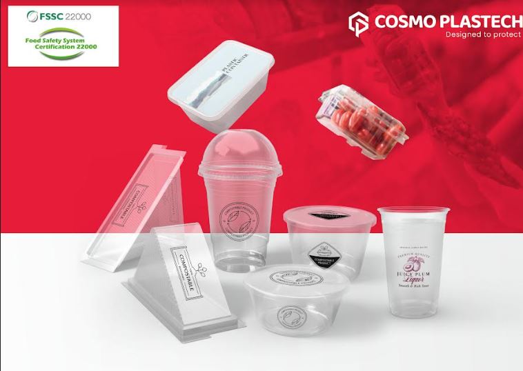 Cosmo Plastech attains globally recognized FSSC 22000 for food packaging
