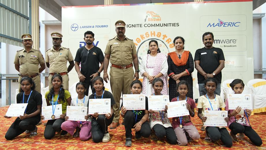 Nakshatra Sports, organized by Bhumi's Communities to involve underprivileged children across 21 community centers in  Chennai
