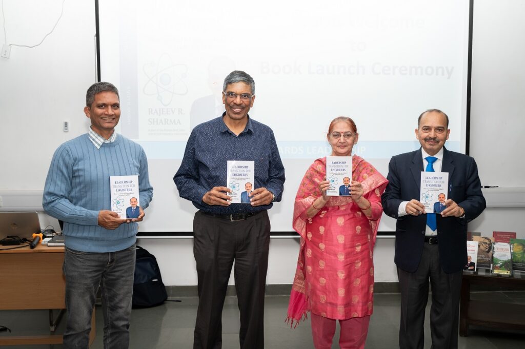 Prof Rajat Moona, Director, IIT Gandhinagar, releases a book - “Leadership Transition for Engineers”