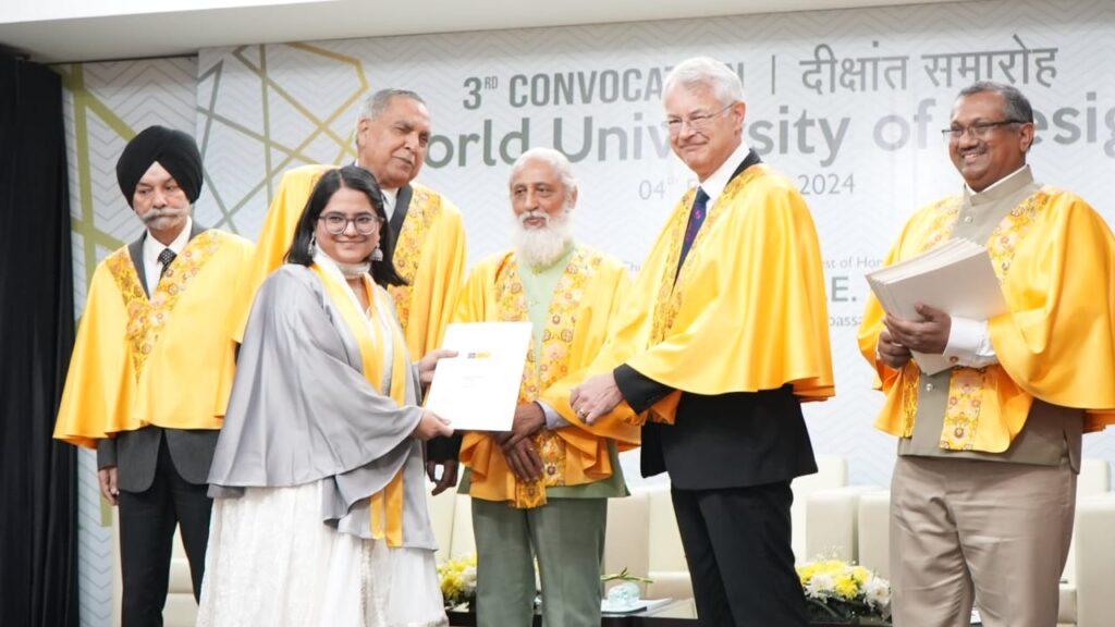 World University of Design (WUD) Hosts 3rd Convocation with Dr. Anil D. Sahasrabudhe as Chief Guest