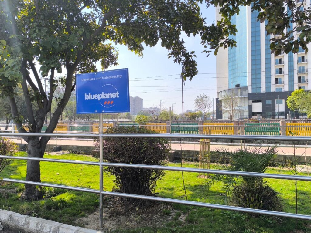 Blue Planet takes a Green Leap with the adoption of a Public Park in Greater Noida