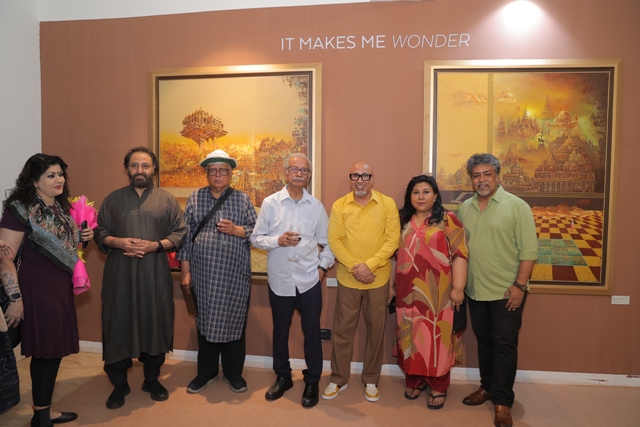 Kumar Vikas Saxena's 'It Makes Me Wonder' Art Exhibition Captivates Art Enthusiasts