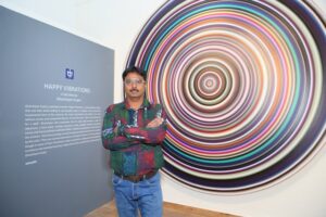Happy Vibrations - A solo show of Artist Ghanshyam Gupta