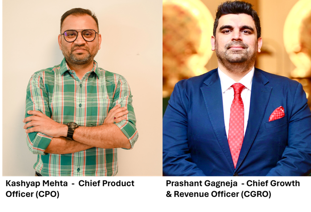 The Chatterjee Group (TCG) appoints Kashyap Mehta as CPO, Prashant Gagneja as CGRO for latest ventures Ziki and Sirrus.ai
