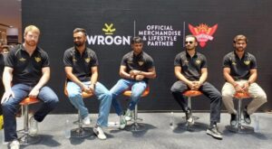 Spirited Exchange: Sunrisers Hyderabad Cricketers at Wrogn