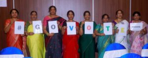 Vasavi Club of Buddhapurnima organised GoVote, a vote awareness drive