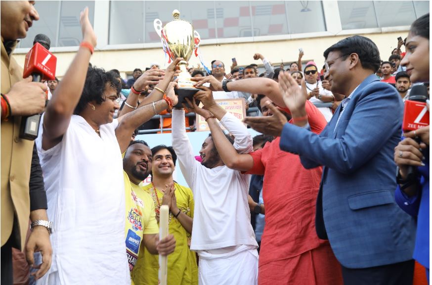 Sanatan Cricket League - win