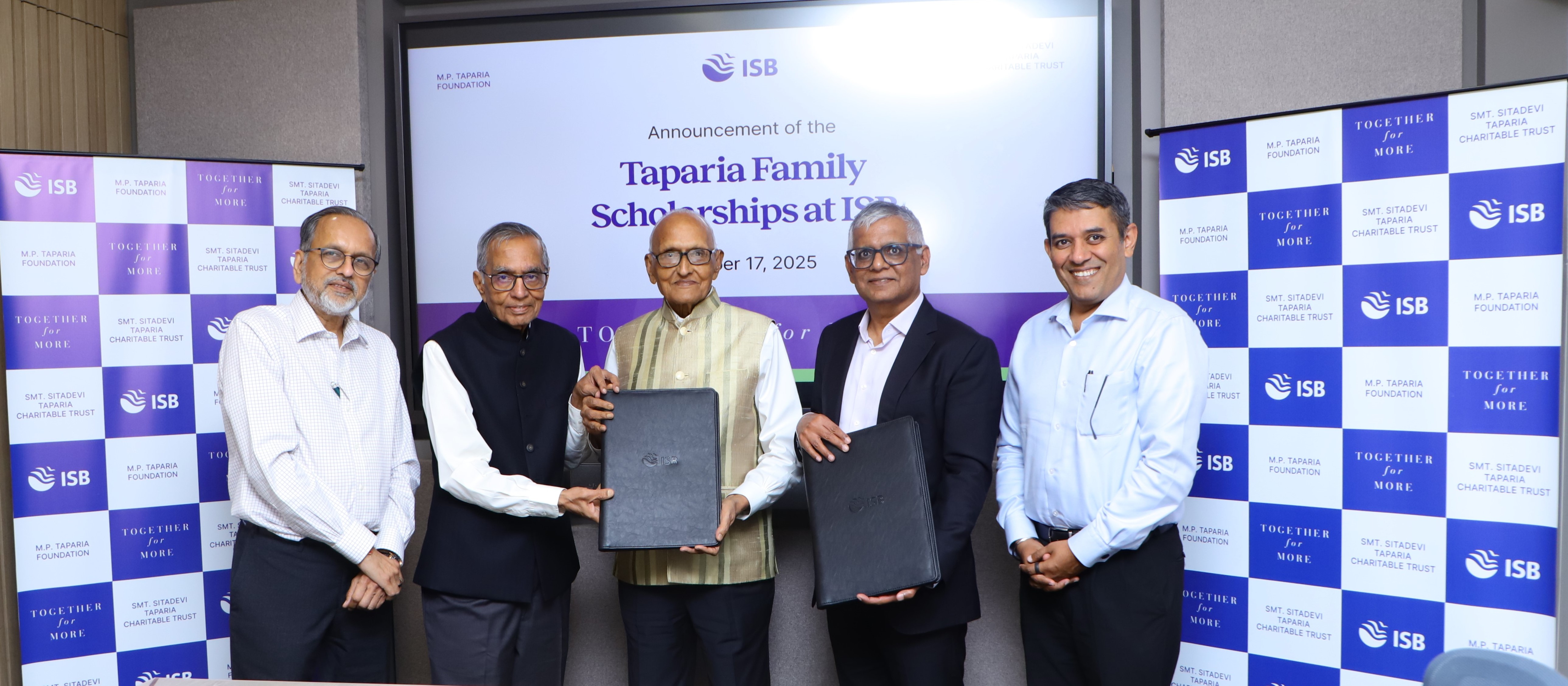 Taparia Family_ISB_MoU_Oct 17_2025_