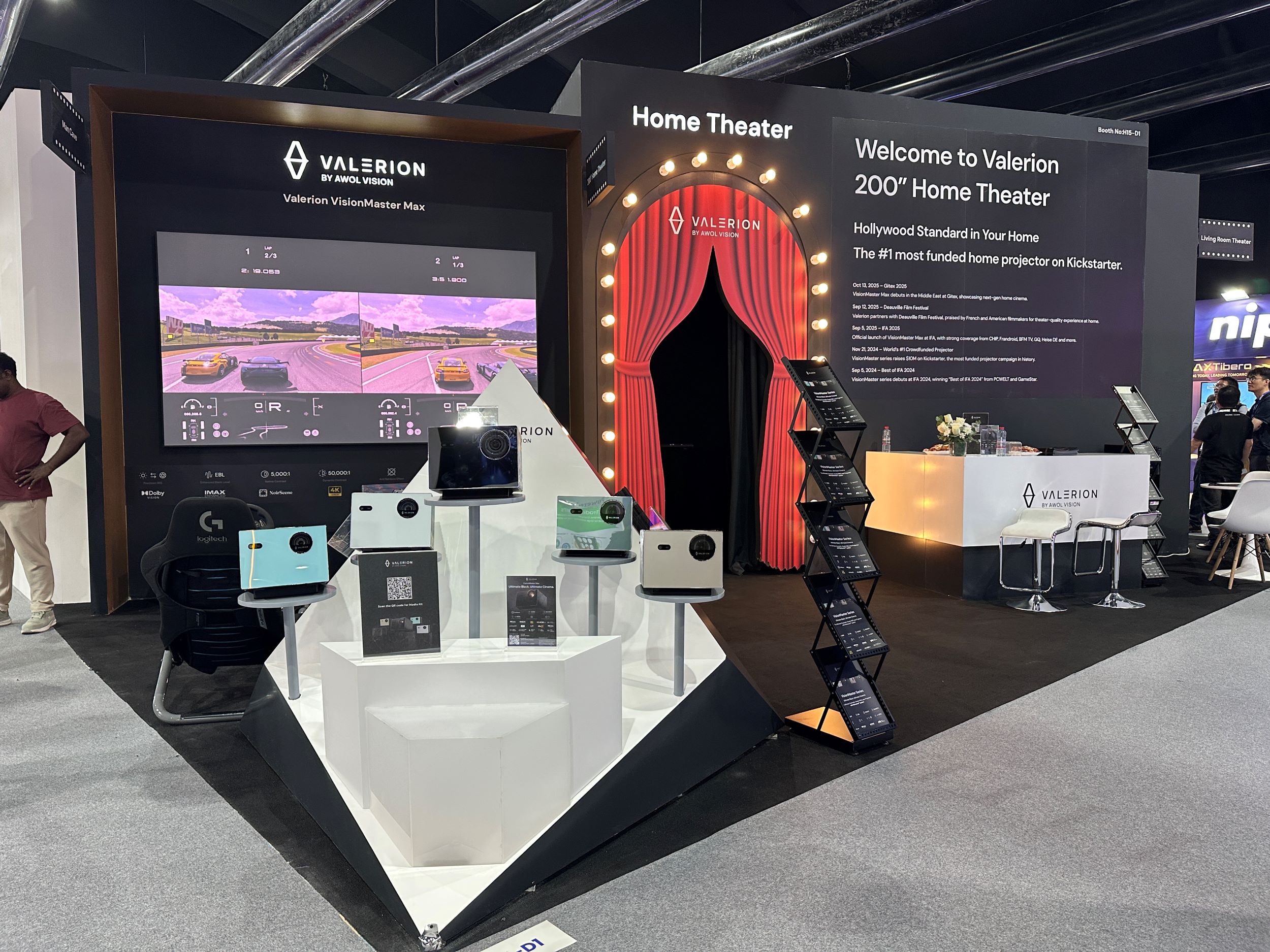 Valerion booth at GITEX 2025