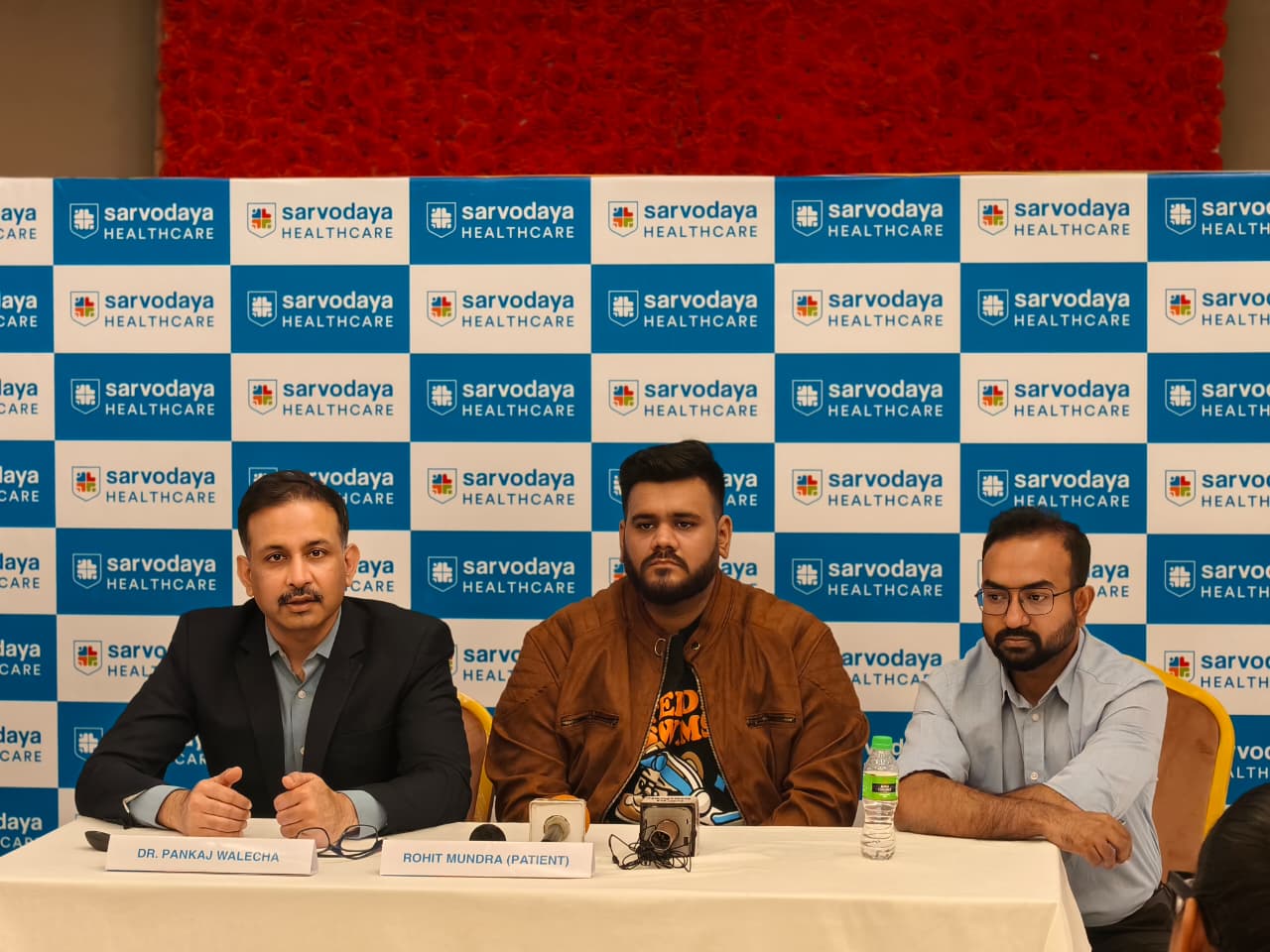 Dr. Pankaj Walecha with Rohit Mundra (Patient)