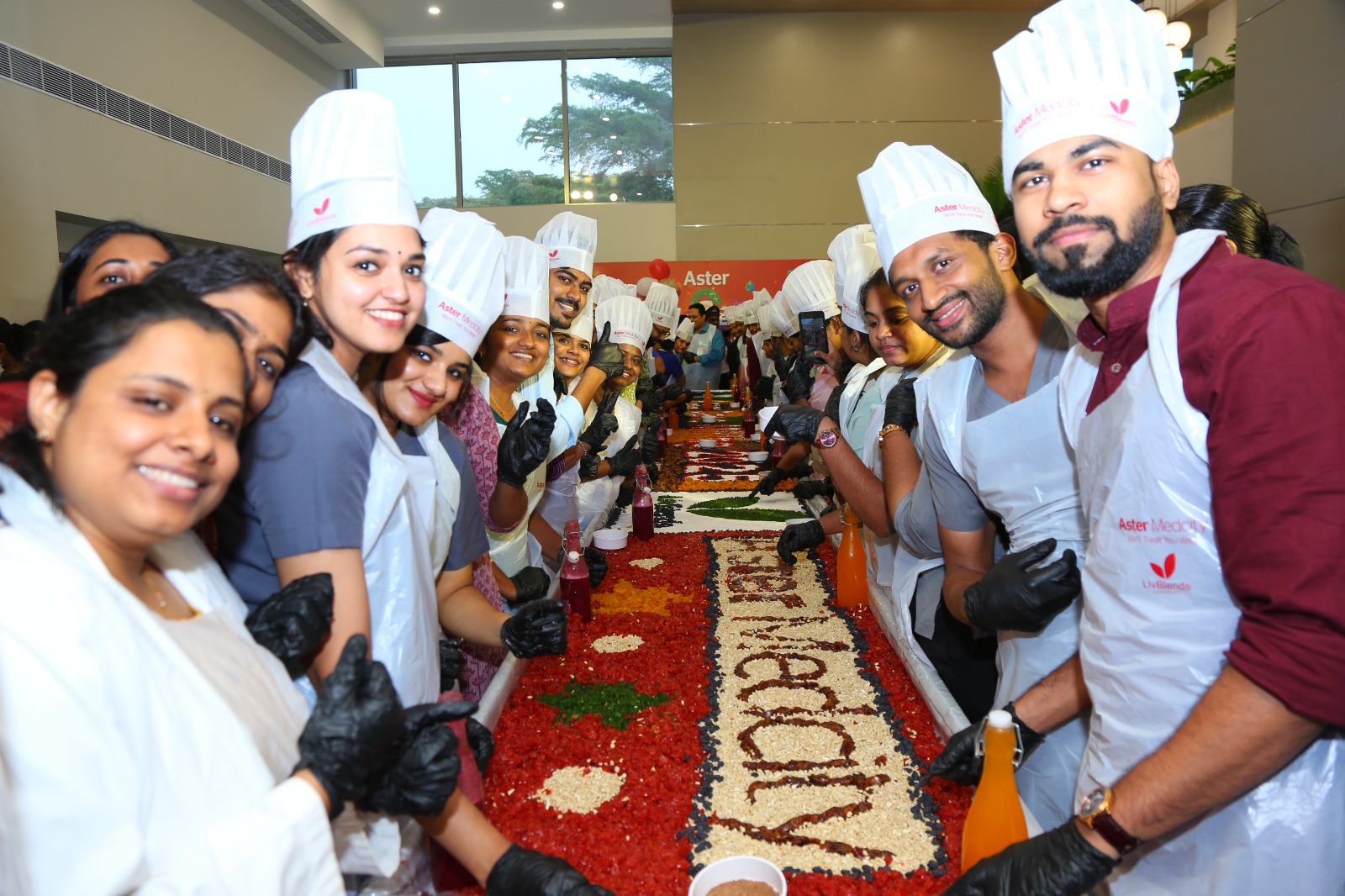 IMG 3 Cake mixing ceremony held at Aster Medcity