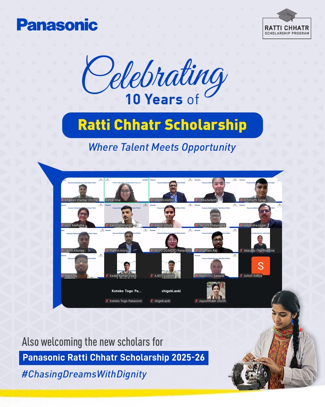 Image_Panasonic Life Solutions India_Ratti Chhatr Scholarship Program