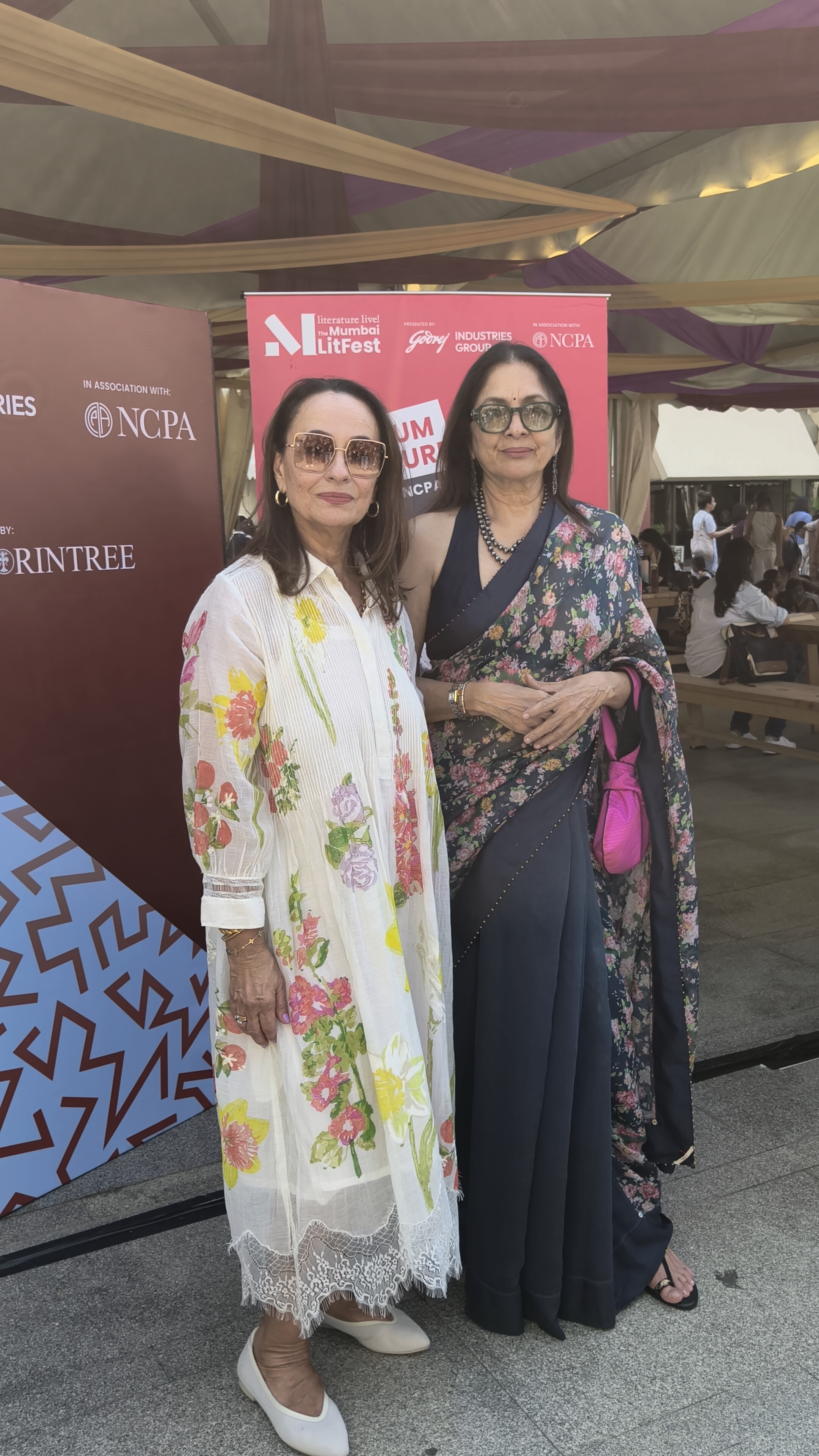 (L-R) Soni Razdan and Neena Gupta at Literature Live! The Mumbai LitFest (1)