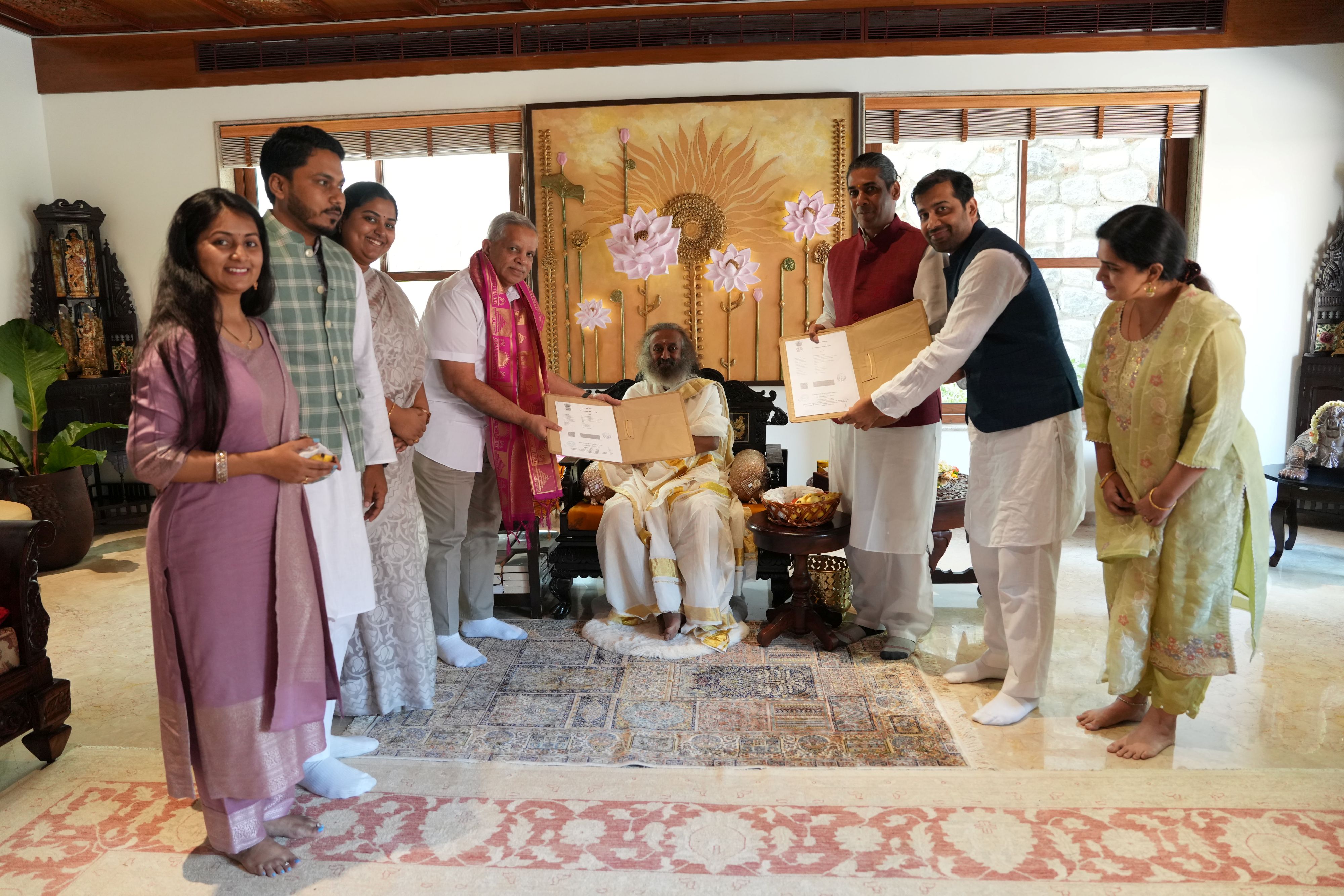 Pic_ Mahindra University signs MoU with The Art of Living