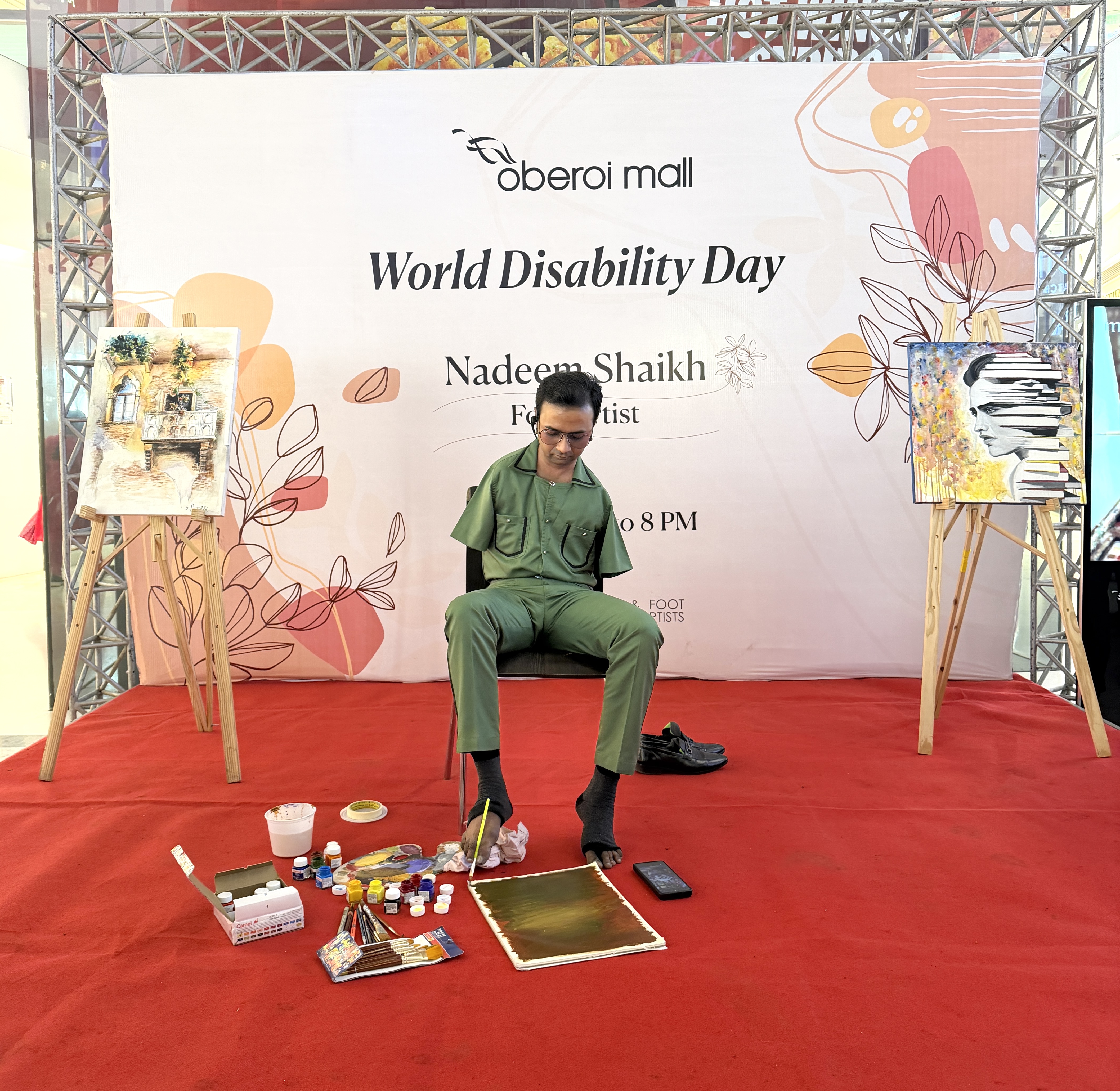 Renowned foot artist Nadeem Riyasat Ali Shaikh (2)